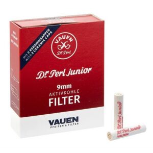 Vauen Dr. Perl Junior Active carbon 9 mm 40 pieces pipe filter