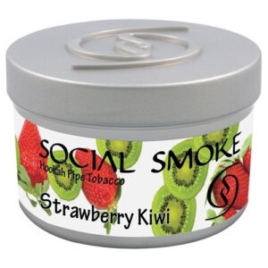 Social Smoke Fraise Kiwi Hookah Tabac 250 gr.