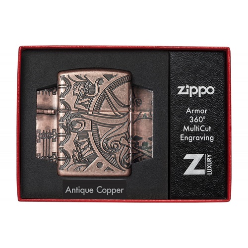 Zippo Armor Case Nautical Lighter 
