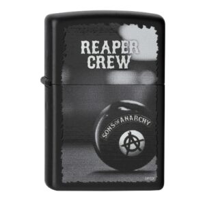 Zippo Sons of Anarchy Reaper Crew black matt lighter