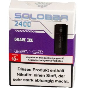 Solobar Pod 2 x 2ml 20mg Grape ICE