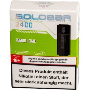 Solobar Pod 2 x 2ml 20mg Lemon Lime