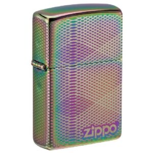 Zippo Illusion Line Pattern Design Lighter