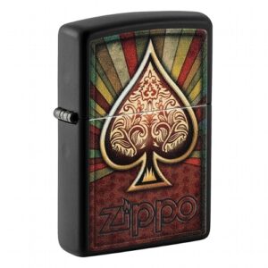 Zippo Ace of Spade Design Lighter
