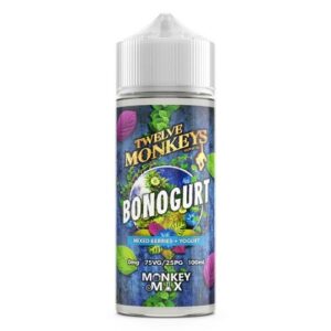 Bonogurt ist ein cremiger Joghurt, der mit roten Früchten und Waldbeeren vermengt ist.