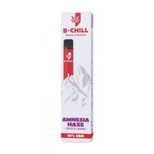 B-Chill CBD Vape 600 10% Amnesia Haze