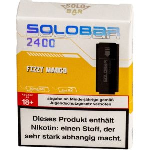 Solobar Pod 2 x 2ml 20mg Fizzy Mango