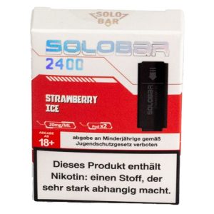 Solobar Pod 2 x 2ml 20mg Strawberry ICE