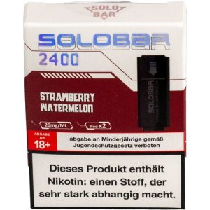 Solobar Pod 2 x 2ml 20mg Strawberry Watermelon