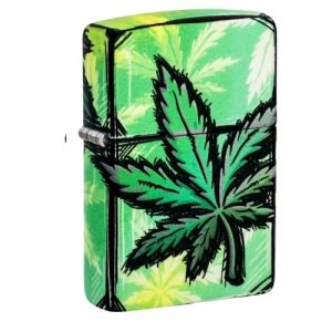 Zippo Glowing Cannabis 60007204 Feuerzeug