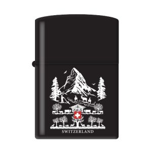 Zippo Switzerland black 6 Feuerzeug