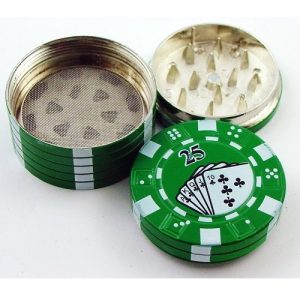 Grinder Poker grün 3 - teilig