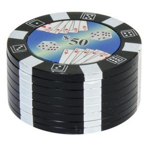 Grinder Poker schwarz 3 - teilig