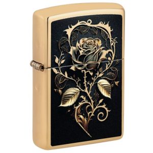 Zippo Golden Rose Design 60007382 Feuerzeug