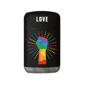 Easy Torch 8 Rubber Relief Pride Love Fist Jet Flame Feuerzeug