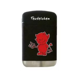 Easy Torch Rubber 3D Teufelchen Jet Flame Feuerzeug